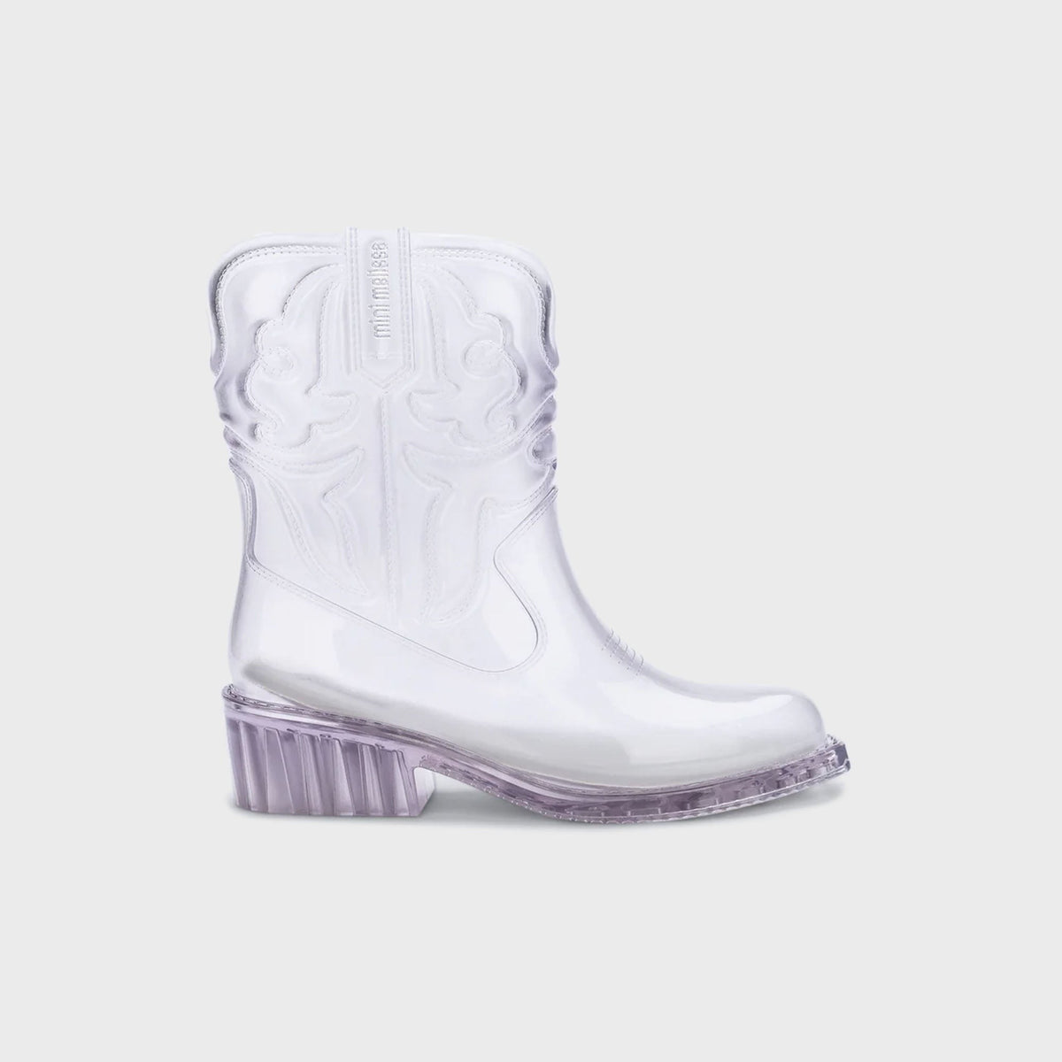 Melissa Mini Kids Texas Boot - Clear