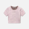 Alexander Wang Cropped Short Sleeve Top - Pink
