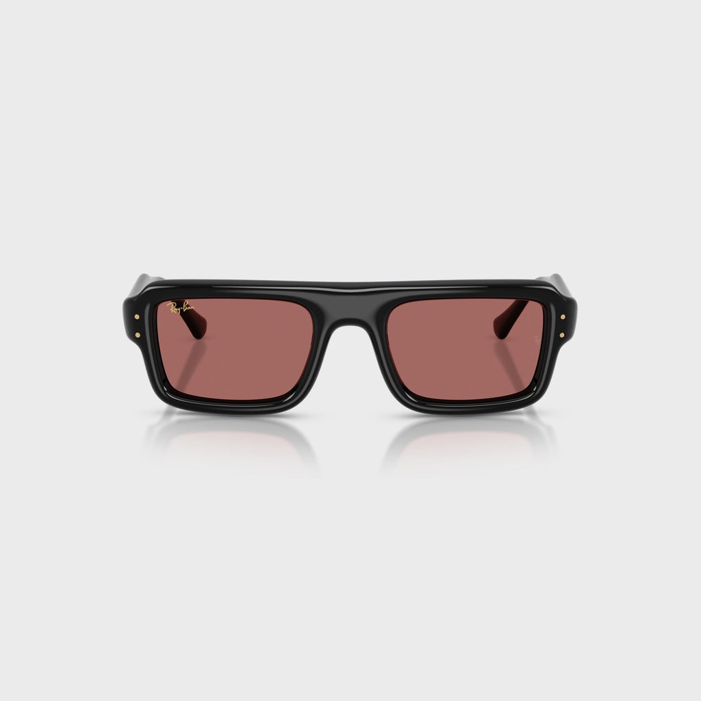 Ray-Ban x A$AP Rocky Flacko Puffer Sunglasses - Black Frame / Violet Lens