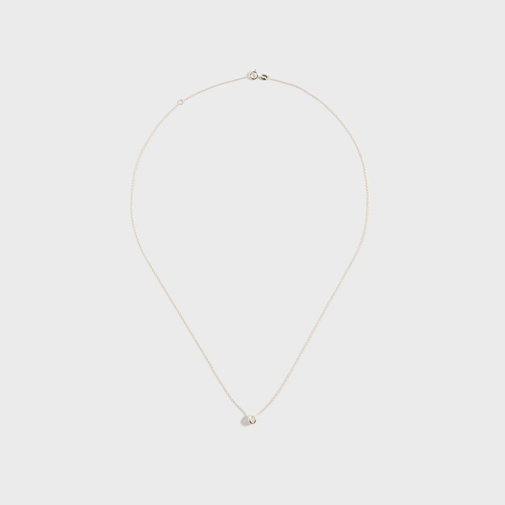 Le Gramme 1g Polished Sterling Silver Entrelacs Pendant with Chain - Silver