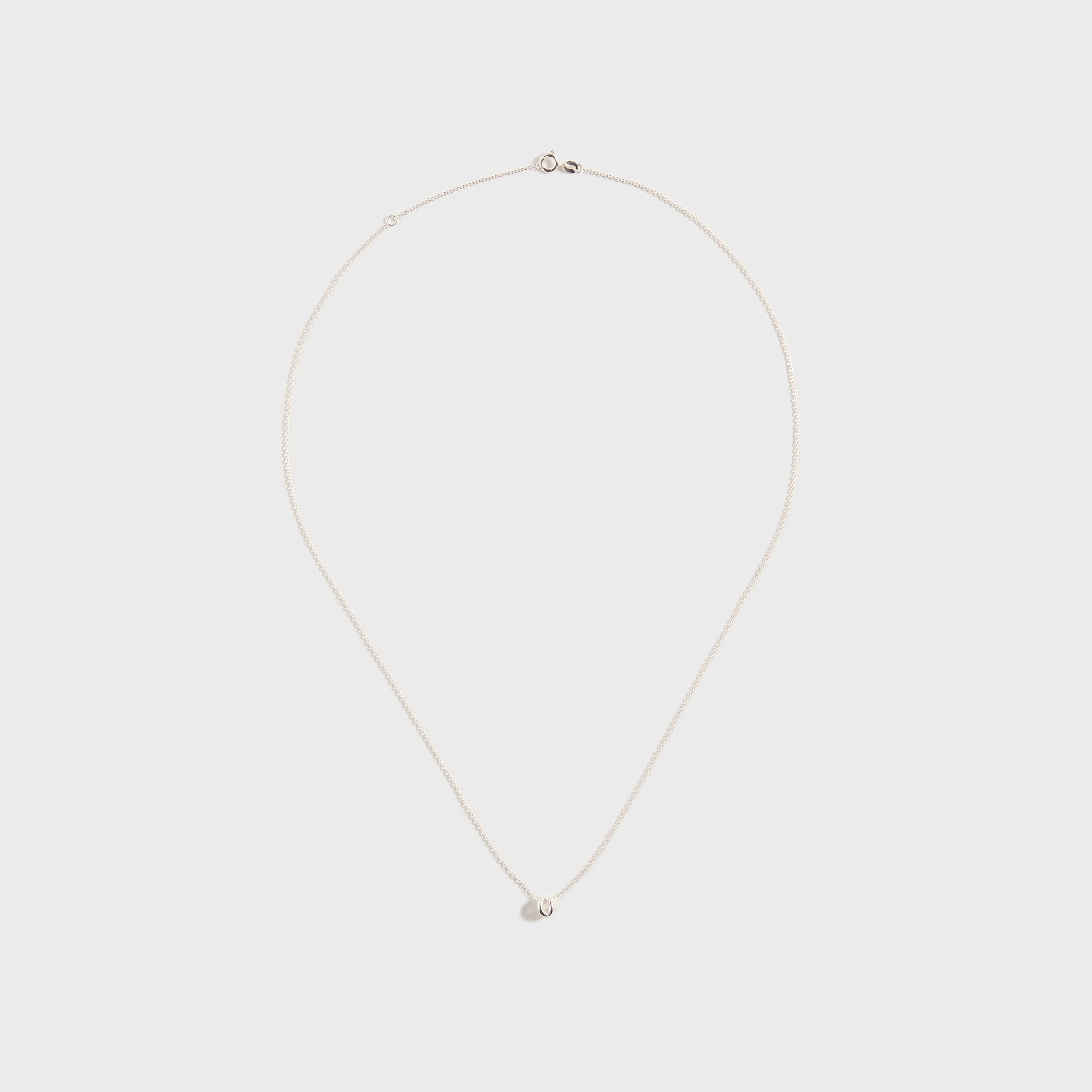 Le Gramme 1g Polished Sterling Silver Entrelacs Pendant with Chain - Silver