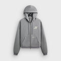 Kith & New Balance Pinstripe Braxton Zip Hoodie - Smoke