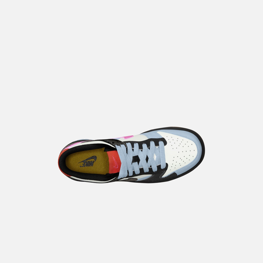 Nike GS Dunk Low Se - Summit White / Light Armory / Blue / Black
