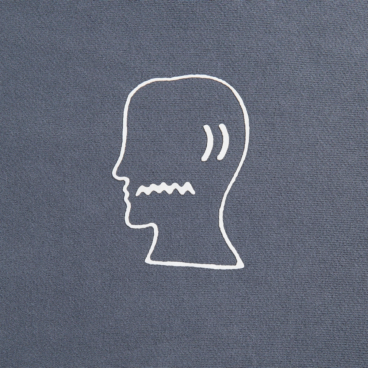 Brain Dead Logo Head Hoodie - Slate