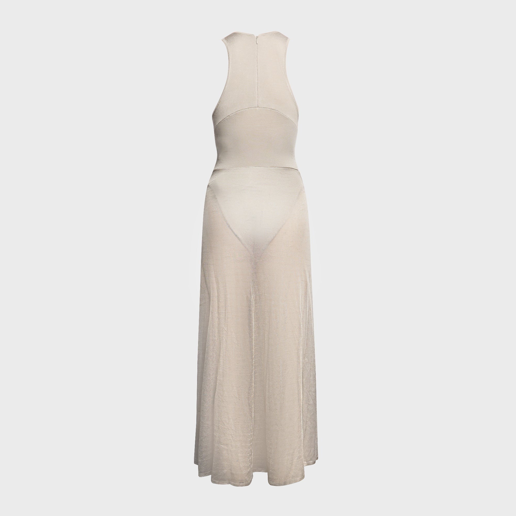 Isa Boulder Cowl Maxi Dress - Ash