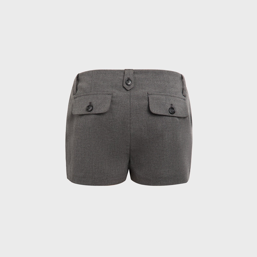 GUIZIO Penelope Patch Pocket Short - Grey