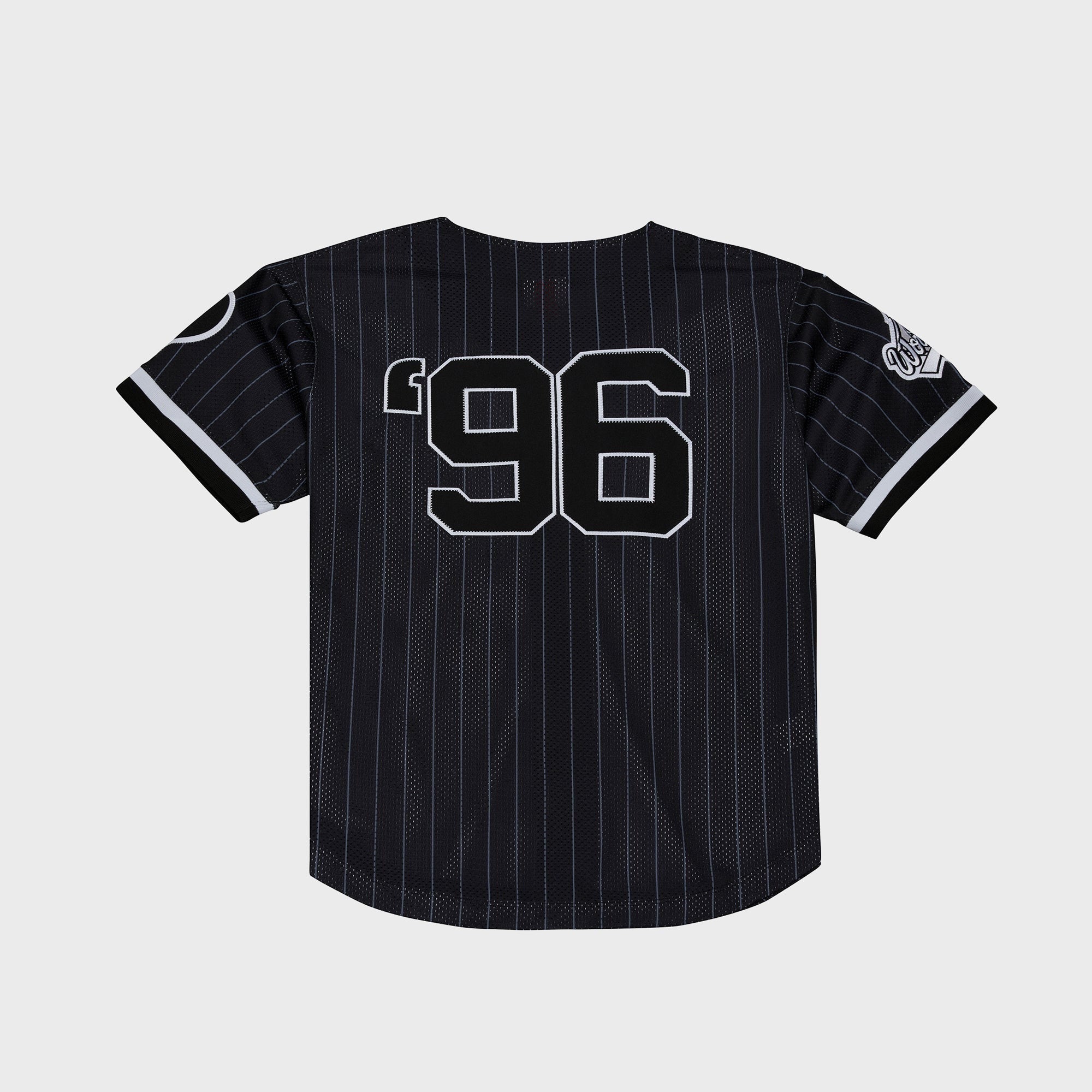 Mitchell & Ness x Jay-Z Reasonable Doubt x New York Yankees Mesh Baseball Jersey - Black