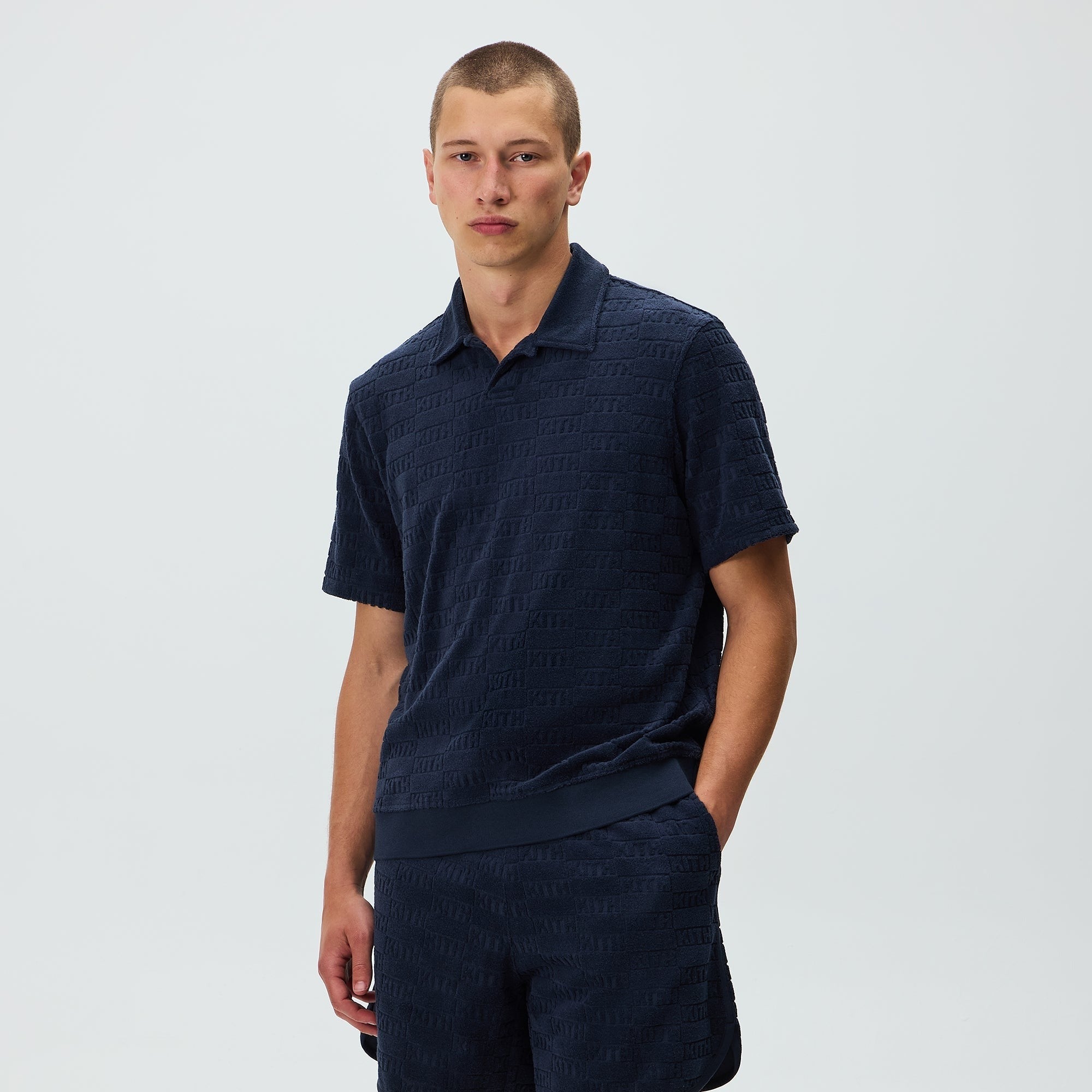 Kith Monogram Towel Terry Leo Polo - Nocturnal