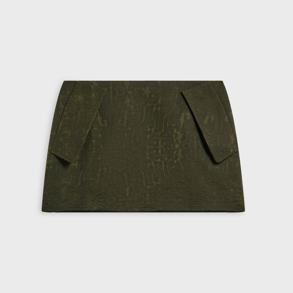 Kim Shui Lauren Mini Skirt - Army Green