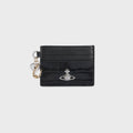 Vivienne Westwood Card Holder With Charms - Black