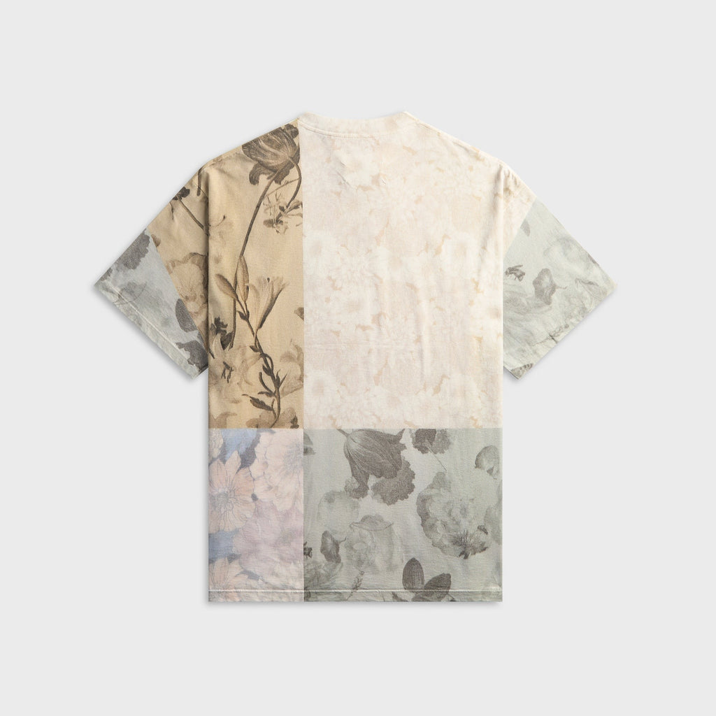 Maison Margiela All-Over Flowers Printed Cotton Tee - Beige