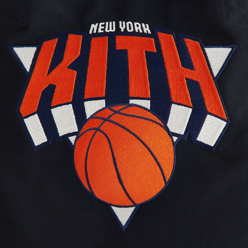 Kith for the New York Knicks Playoffs Canvas Tote - Black