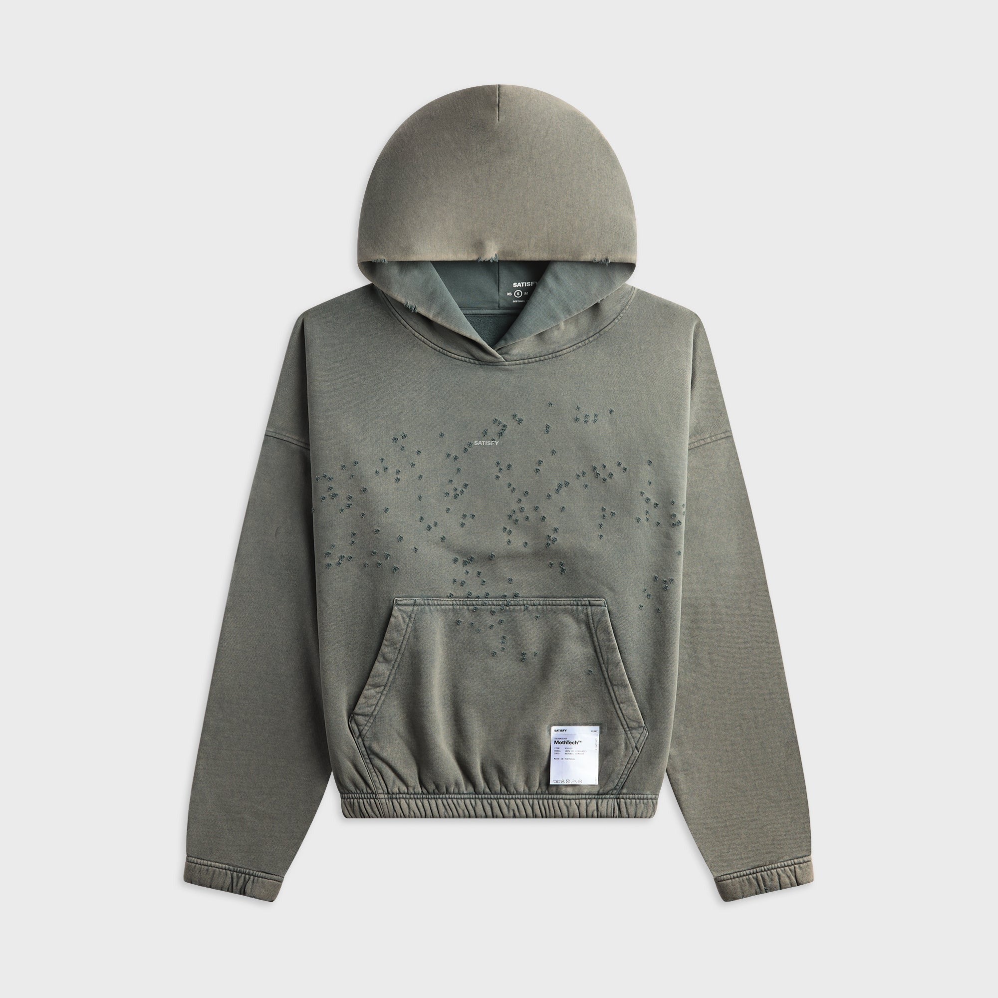 Satisfy MothTechTM Hoodie - Faded Black