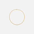 Yvonne Leon Collier Gourmette Flottant Diamant Poire - Yellow