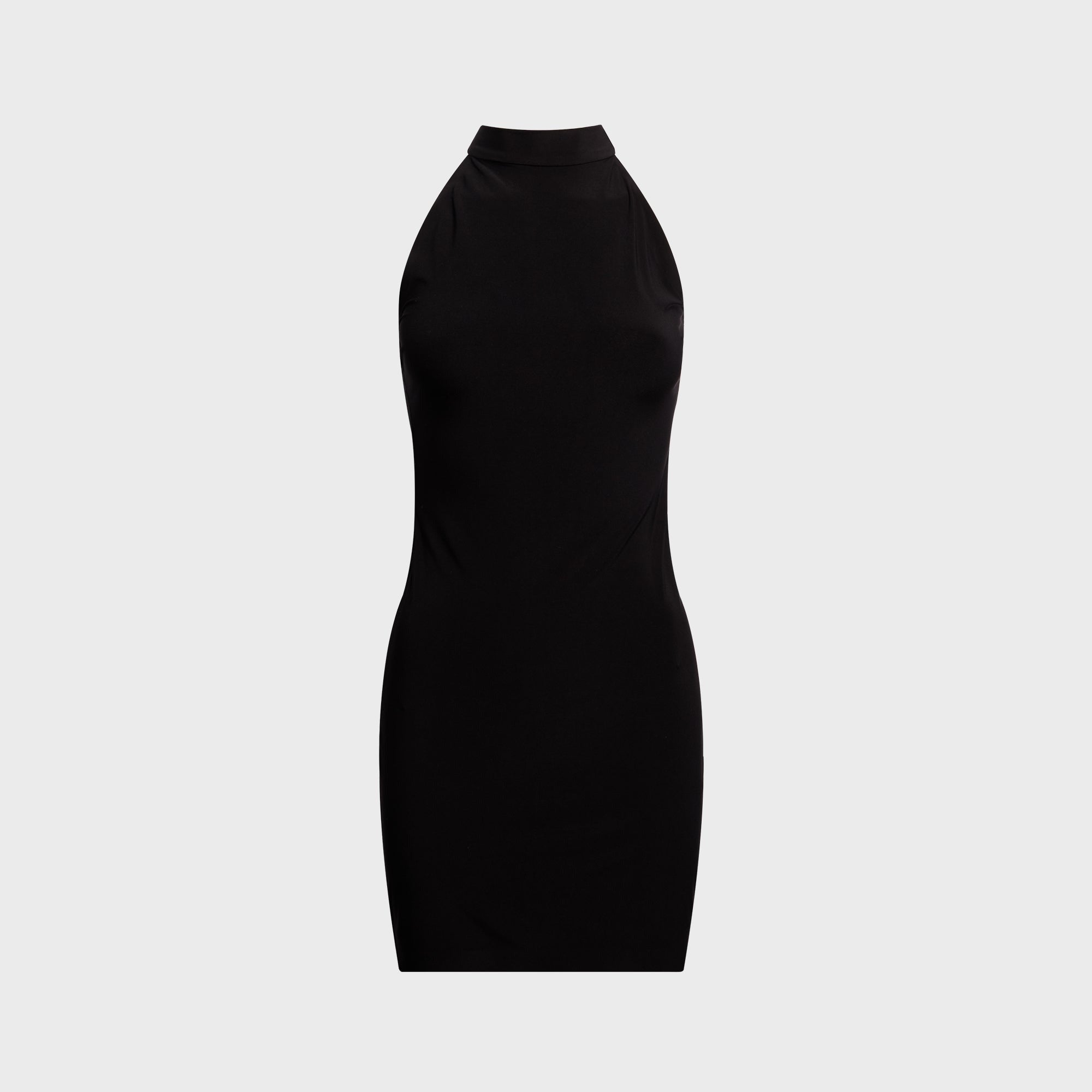 Norma Kamali Halter Mini Dress - Black