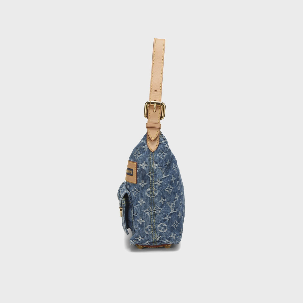 WGACA Louis Vuitton Denim Baggy PM - Blue