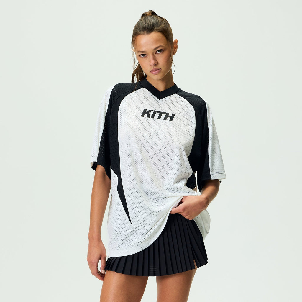 Kith Women Ridley II Mesh Short Sleeve Tee - White
