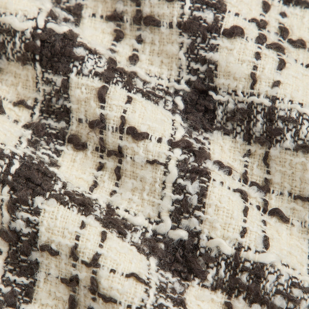 &Kin Mixed Tweed Hawthorne Flight Jacket - Sandrift