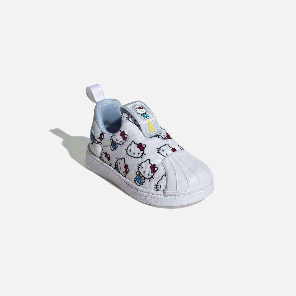 adidas x Hello Kids Kitty Superstar 360 - Cloud White / Halo Blue / Glow Blue