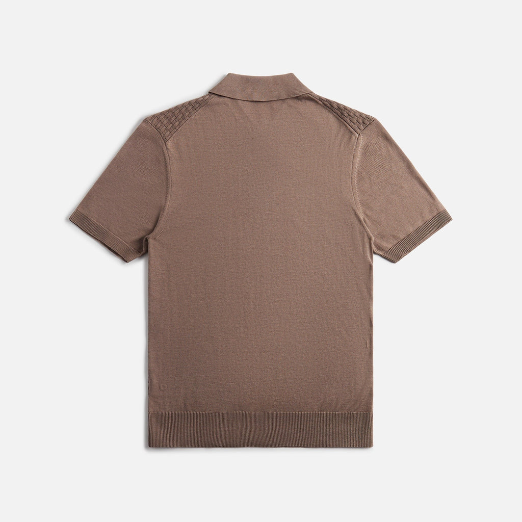 Orlebar Brown Burnham Tile Cotton Silk - Light Plum Wine