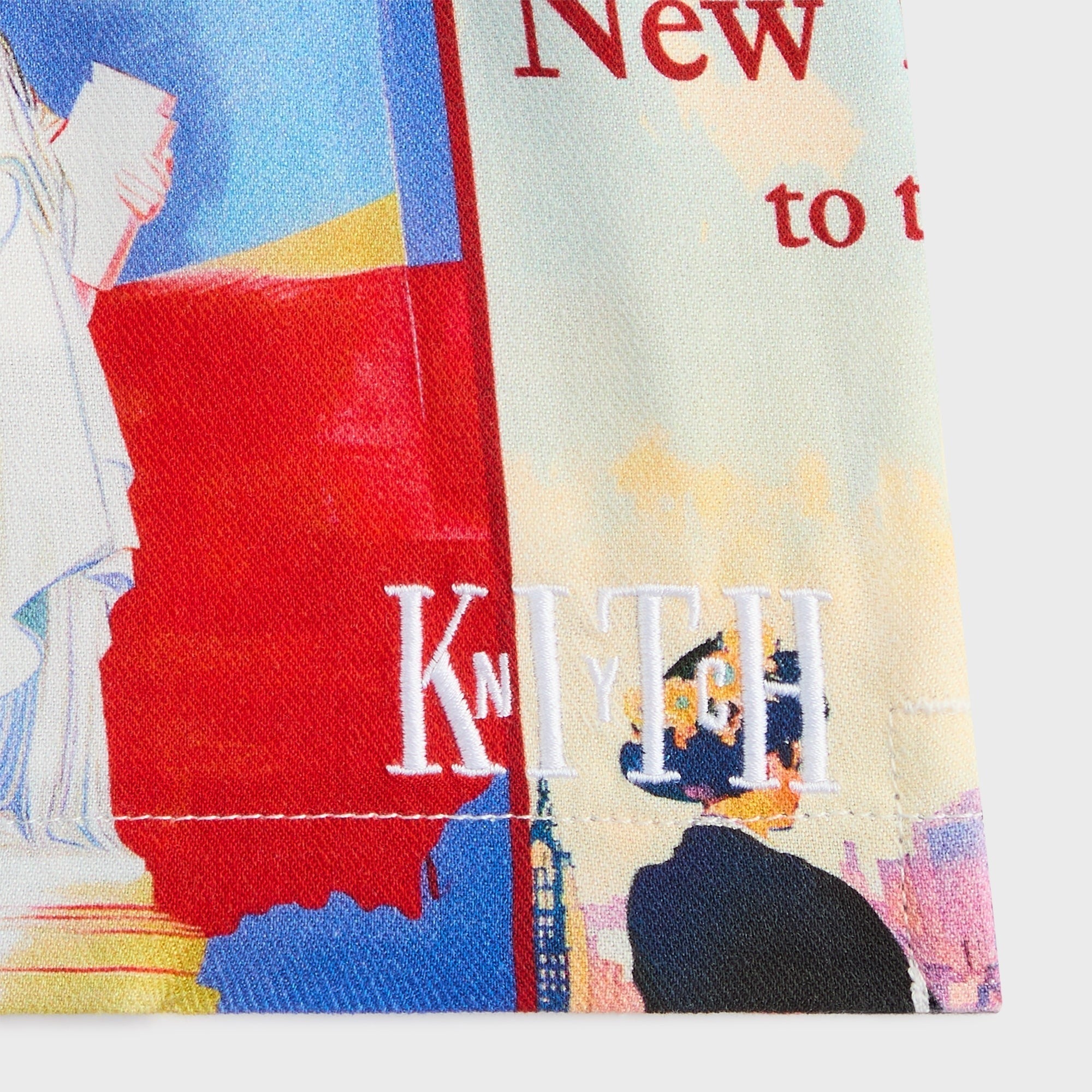 Kith Kids World Travel Printed Thompson Camp Short - Nocturnal
