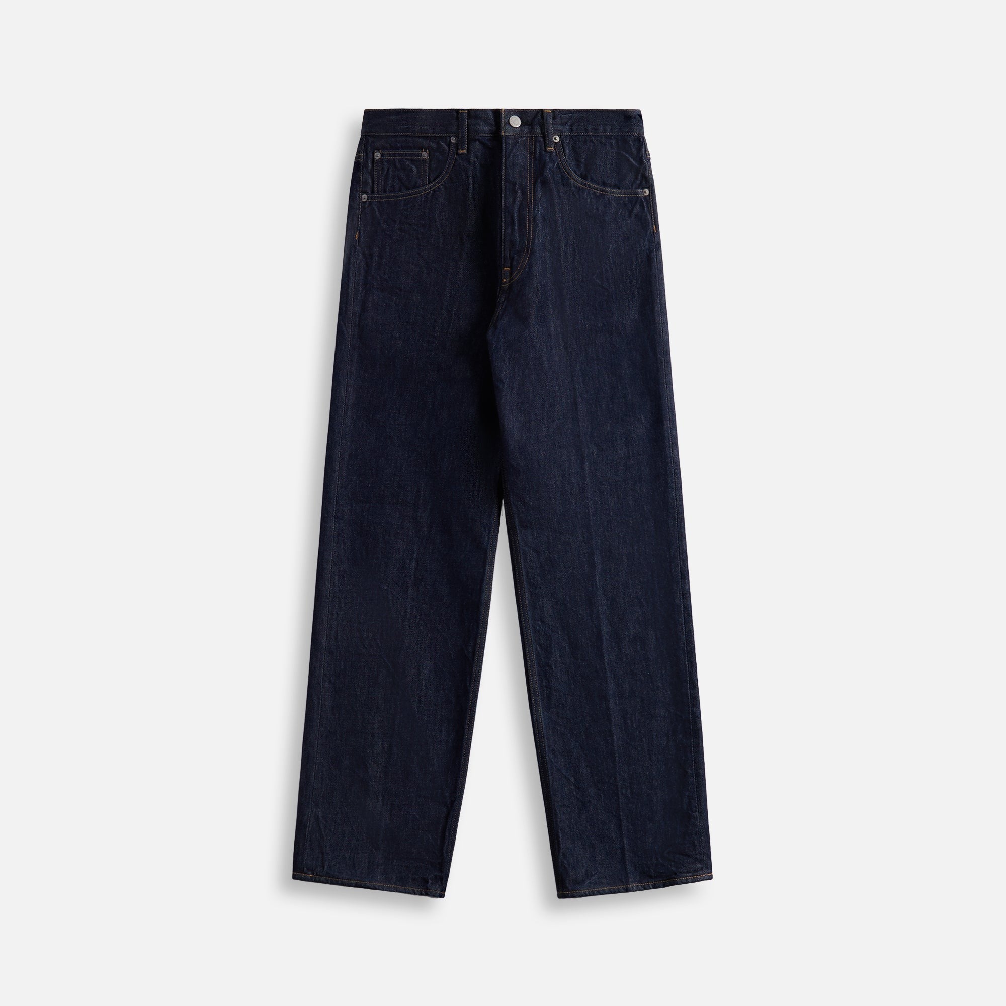 Auralee Hard Twist Denim 5P Pants - Indigo