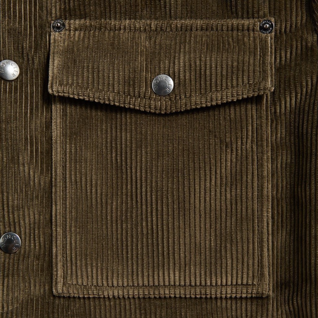 Moncler Ambroisie Down Shirt Jacket - Green