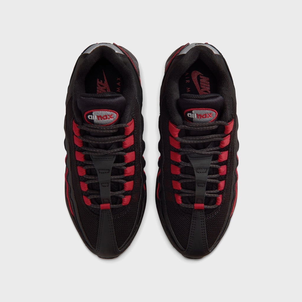 Nike GS Air Max 95 Recraft - Black / Team Crimson / Wolf Grey