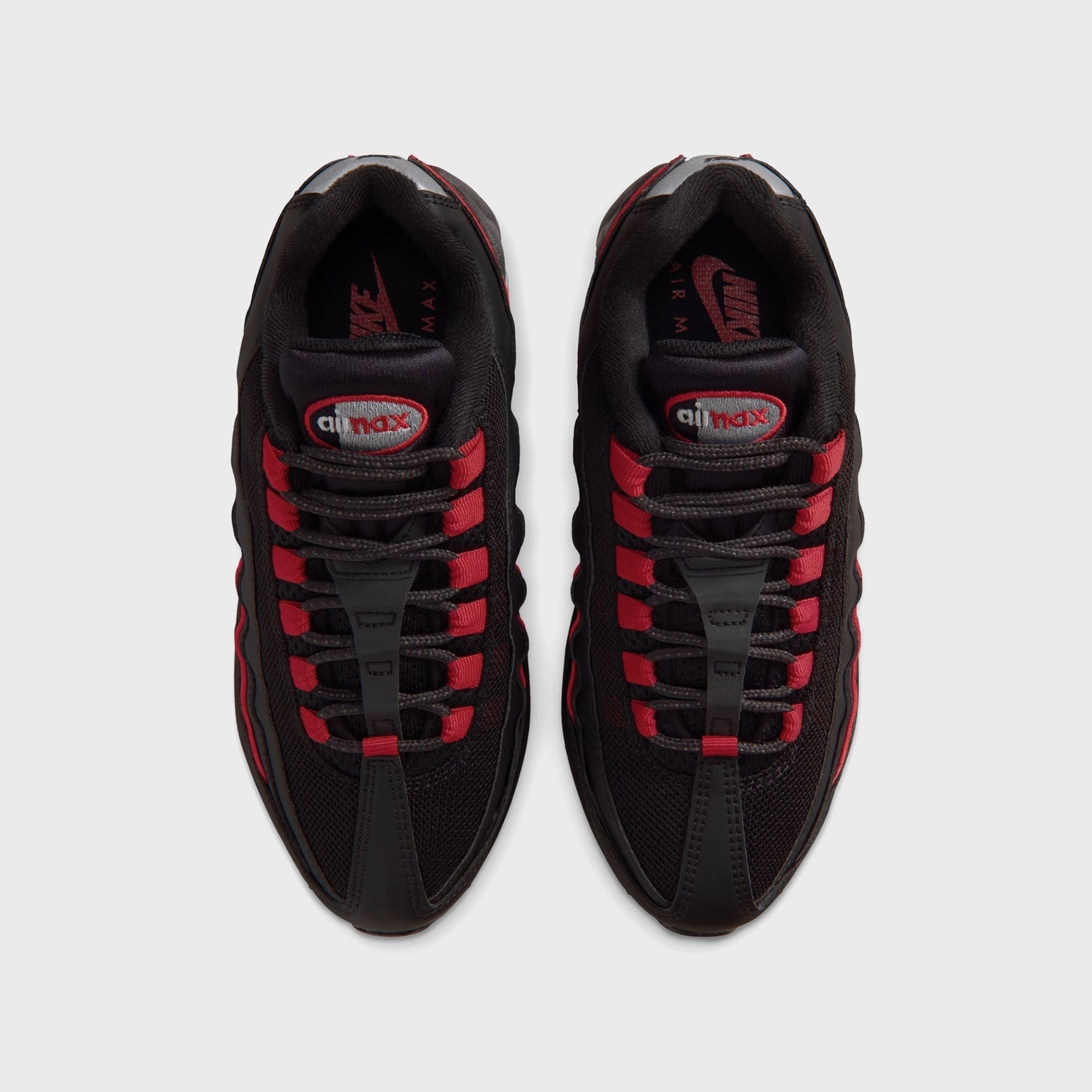 Nike GS Air Max 95 Recraft - Black / Team Crimson / Wolf Grey