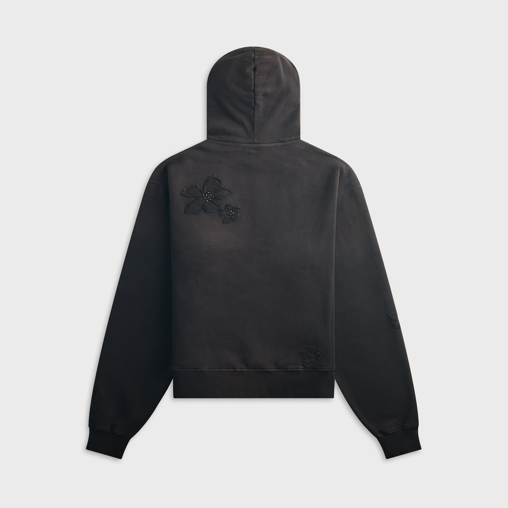 NAHMIAS Flower Patch Hoodie - Aged Black