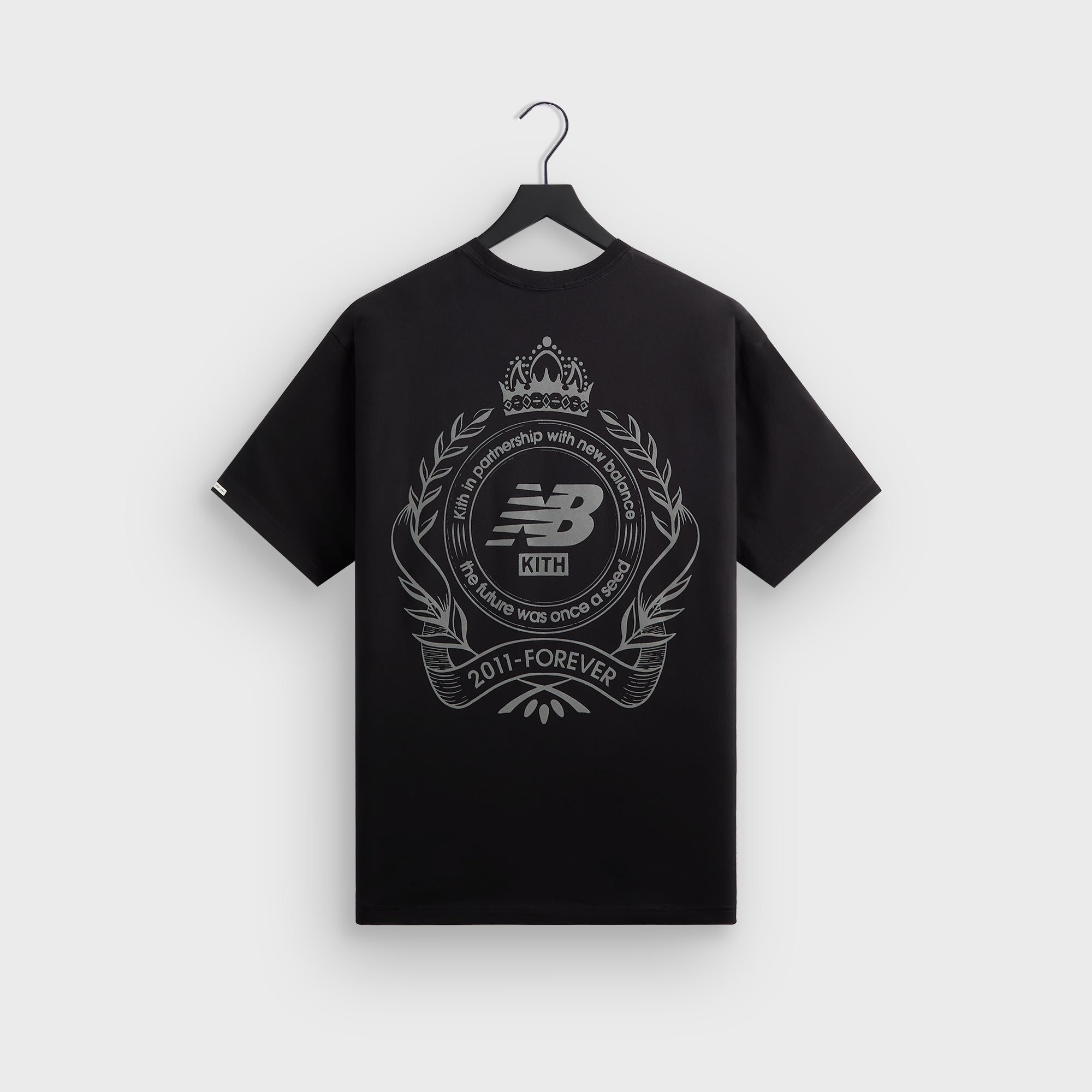 Kith & New Balance Crest Pocket Tee - Black
