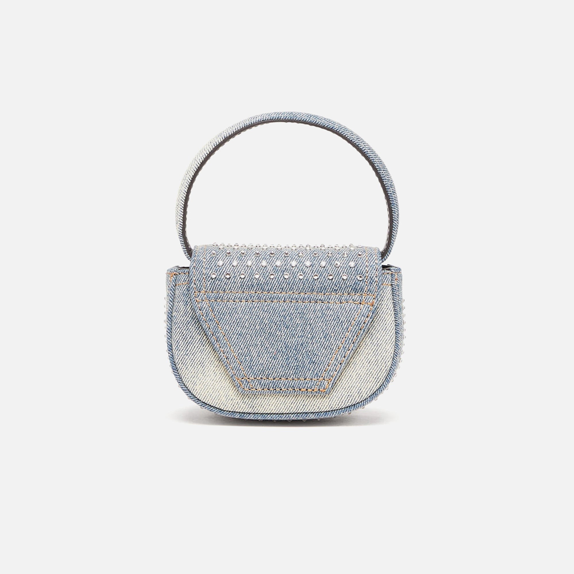 Diesel Mini D Logo Bag - Washed Denim Diamonds