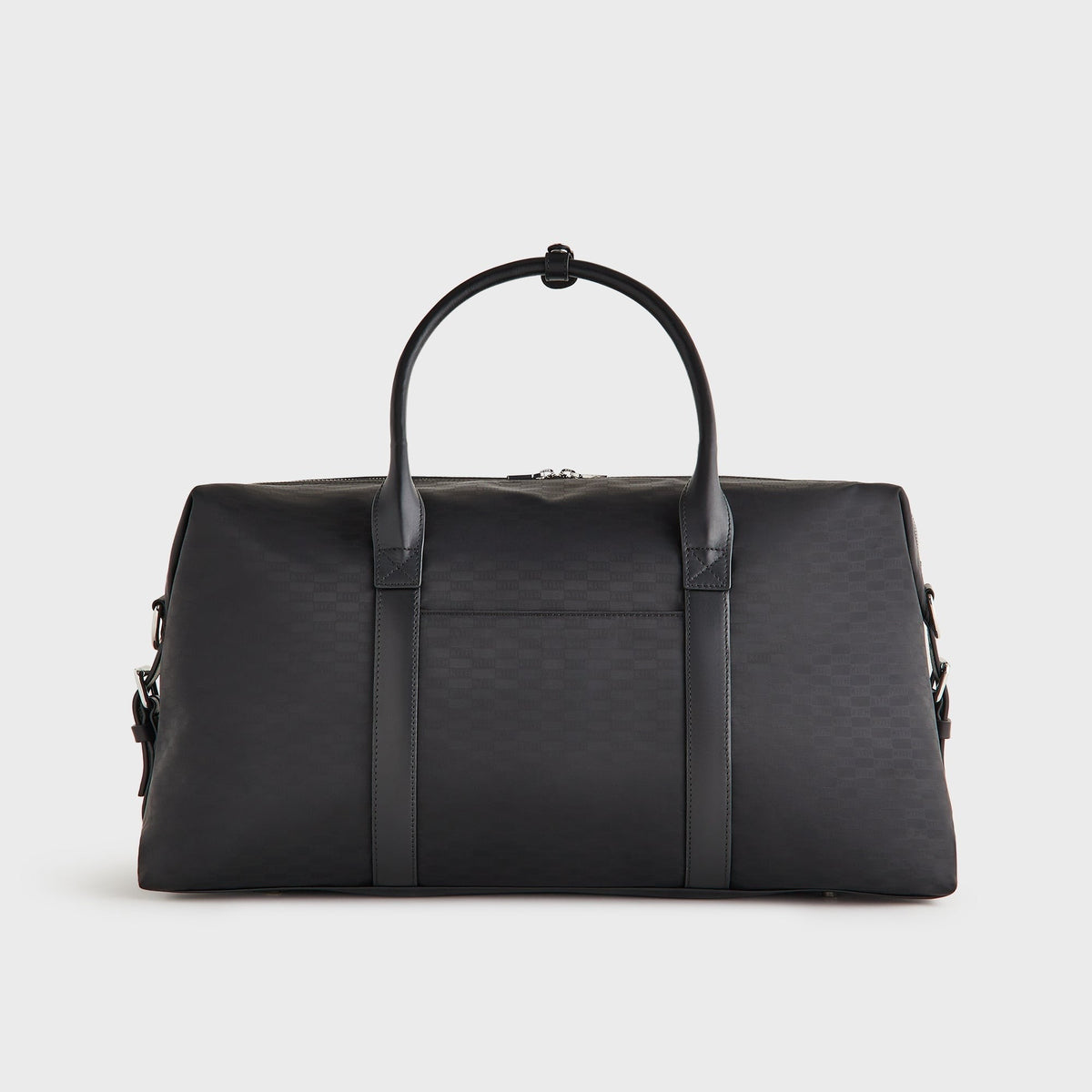 Kith Monogram Nylon Leather Duffle Bag - Black