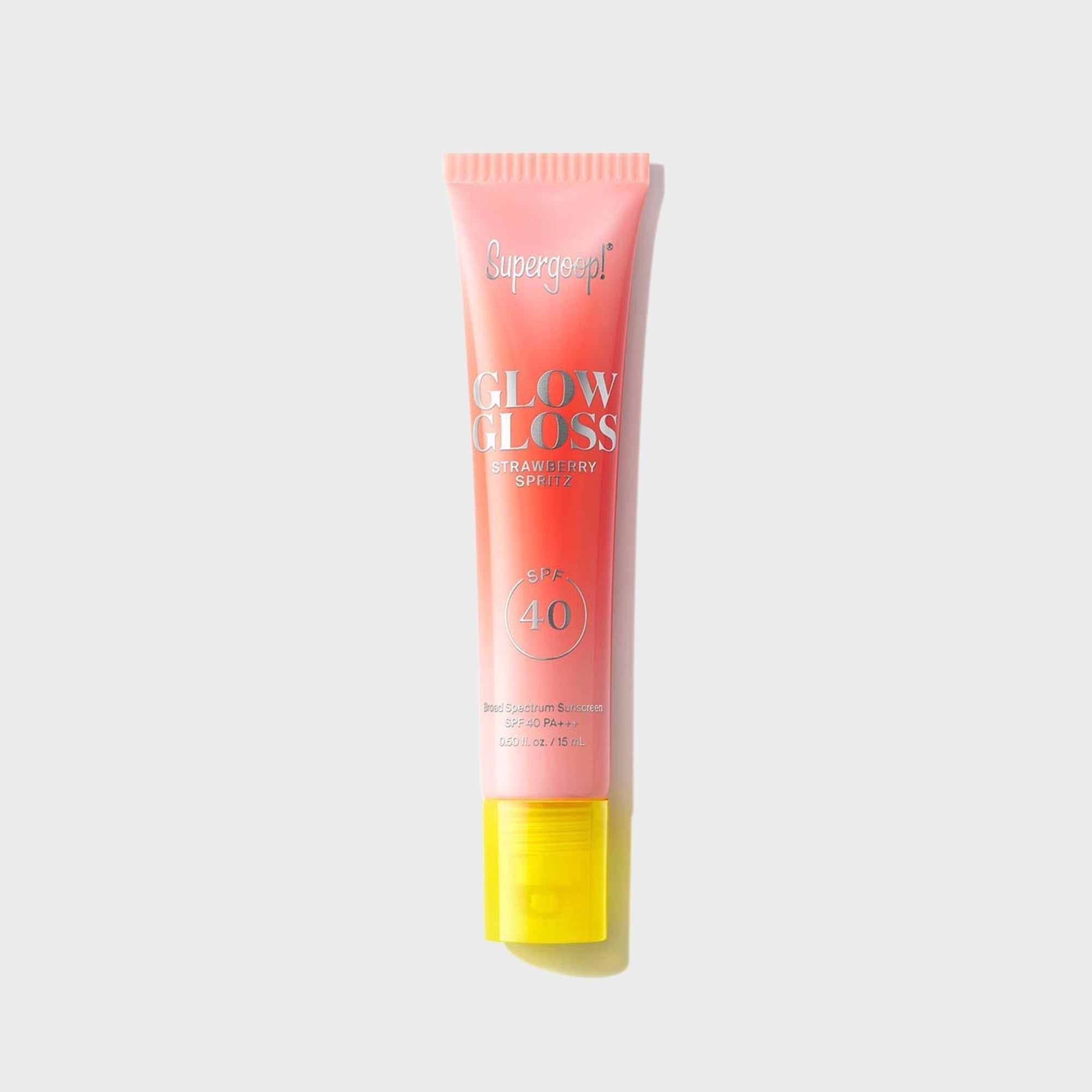 Supergoop! Glow Gloss Lip Balm SPF 40 Strawberry Spritz 15ML
