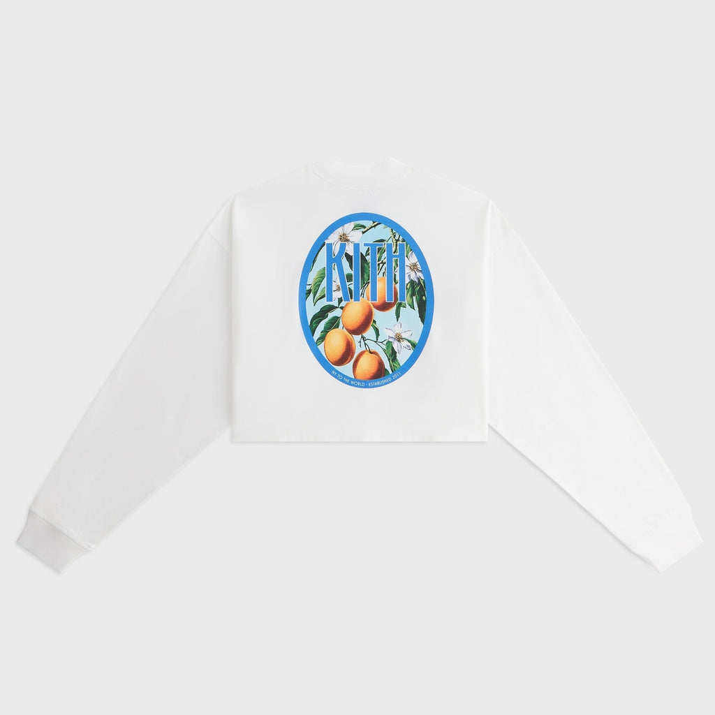 Kith Women Jasper Summer Peach Long Sleeve - White
