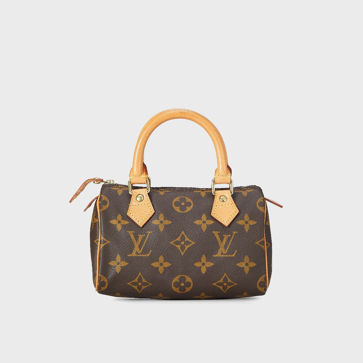 WGACA Louis Vuitton Monogram Mini HL Speedy No Strap Bag - Brown