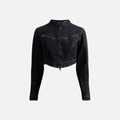 Ksubi Paradigm Crop Jacket - Midnight