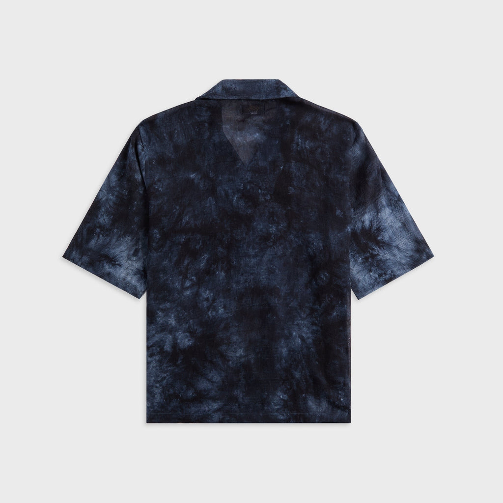 Needles Cabana Mesh Jacquard Uneven Dye Shirt - Charcoal