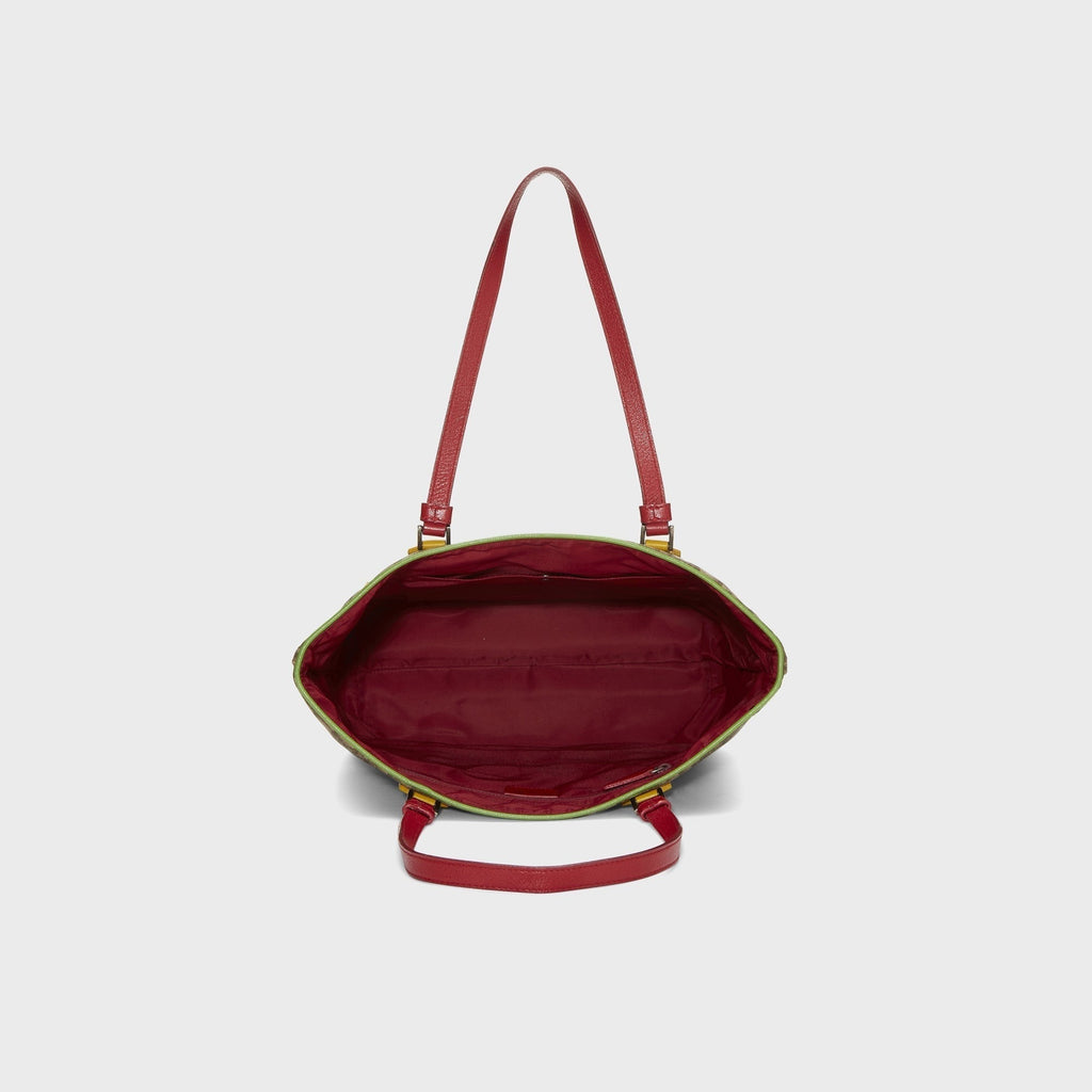 WGACA Dior Rasta Trotter Tote Bag - Brown