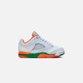 Jordans GS Air Jordan 5 Retro Low - Football Grey / Brilliant Orange