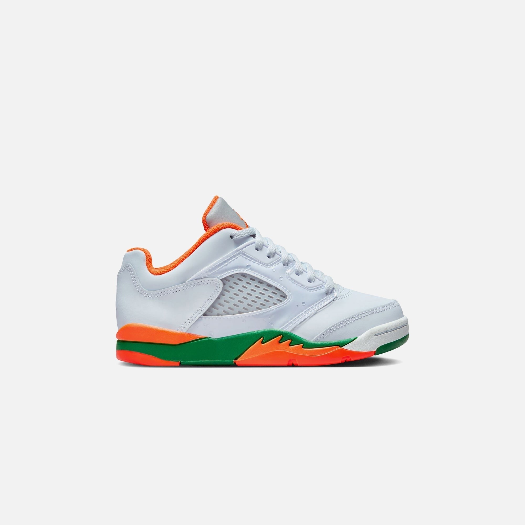 Jordans GS Air Jordan 5 Retro Low - Football Grey / Brilliant Orange