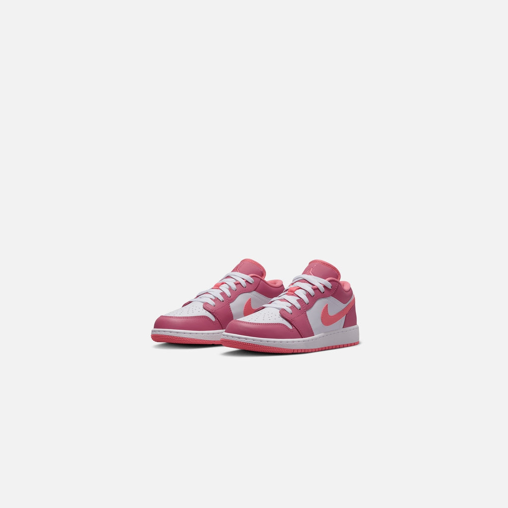 Nike Grade School Air Jordan 1 Low - Desert Berry / Coral Chalk / White