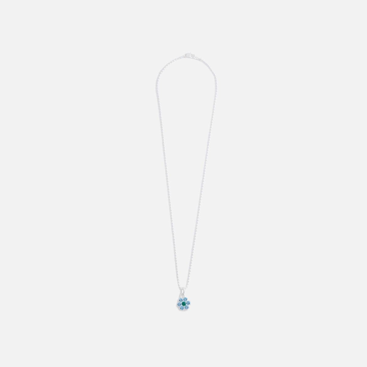 Hatton Labs Daisy Pendant - Silver / Topaz