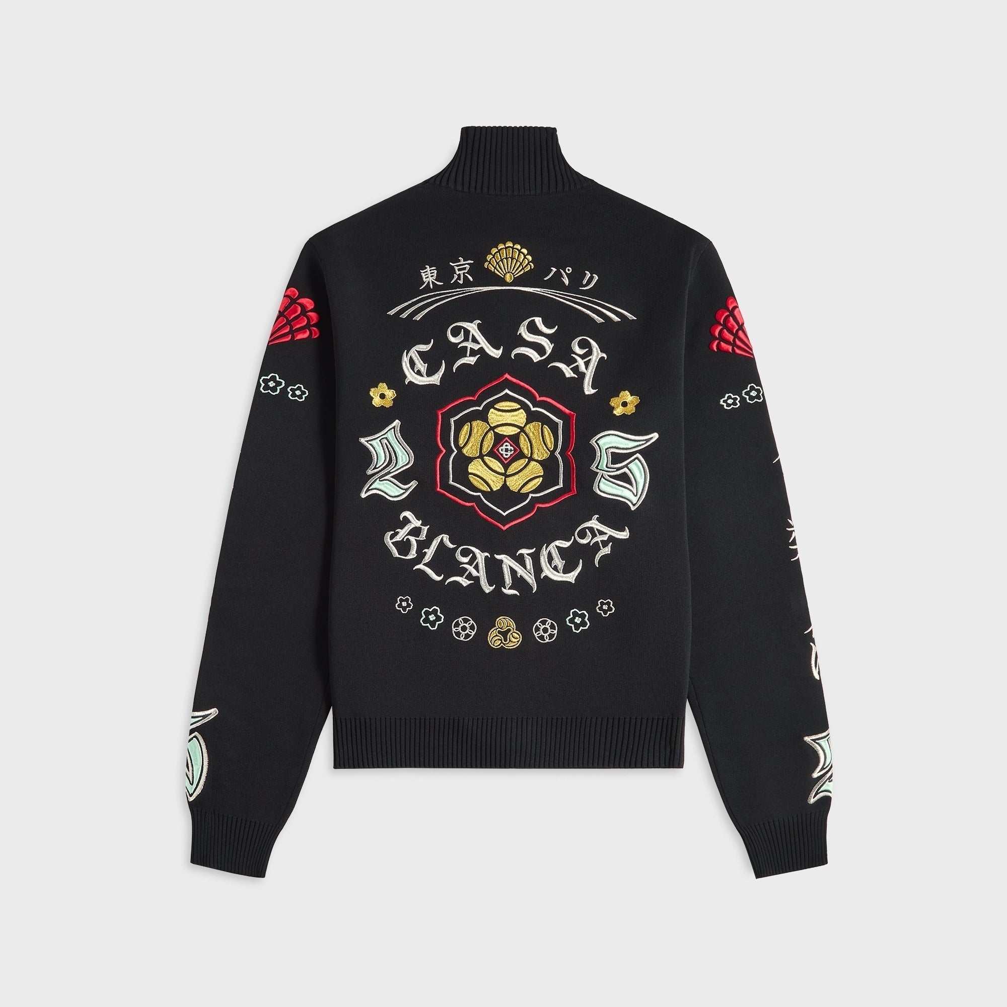 Casablanca Embroidery Track Jacket - Black