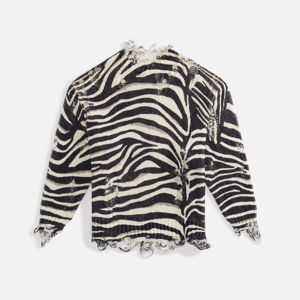 R13 Zebra Oversized Sweater - Zebra