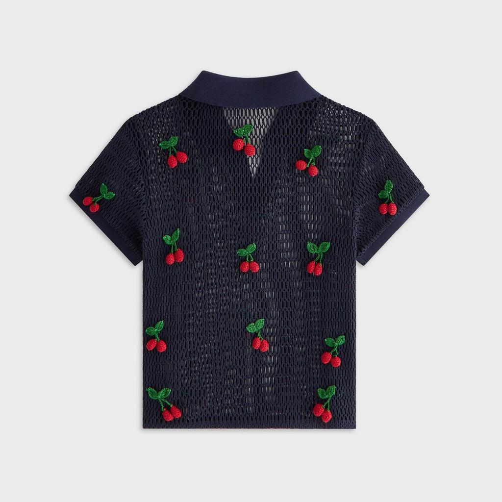 Kith Women Hedi Cherry Sweater Polo - Nocturnal