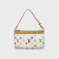 WGACA Louis Vuitton x Takashi Murakami Pochette Accessoires V2 Bag - White / Multi