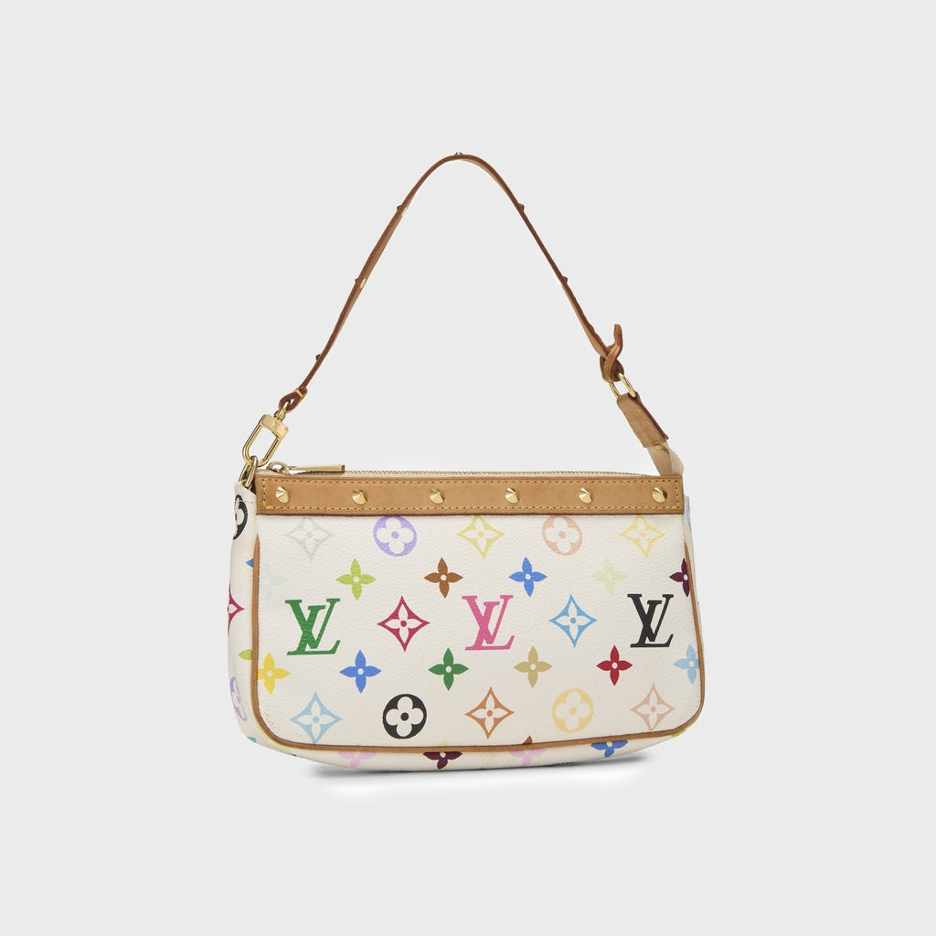 WGACA Louis Vuitton x Takashi Murakami Pochette Accessoires V2 - White / Multi