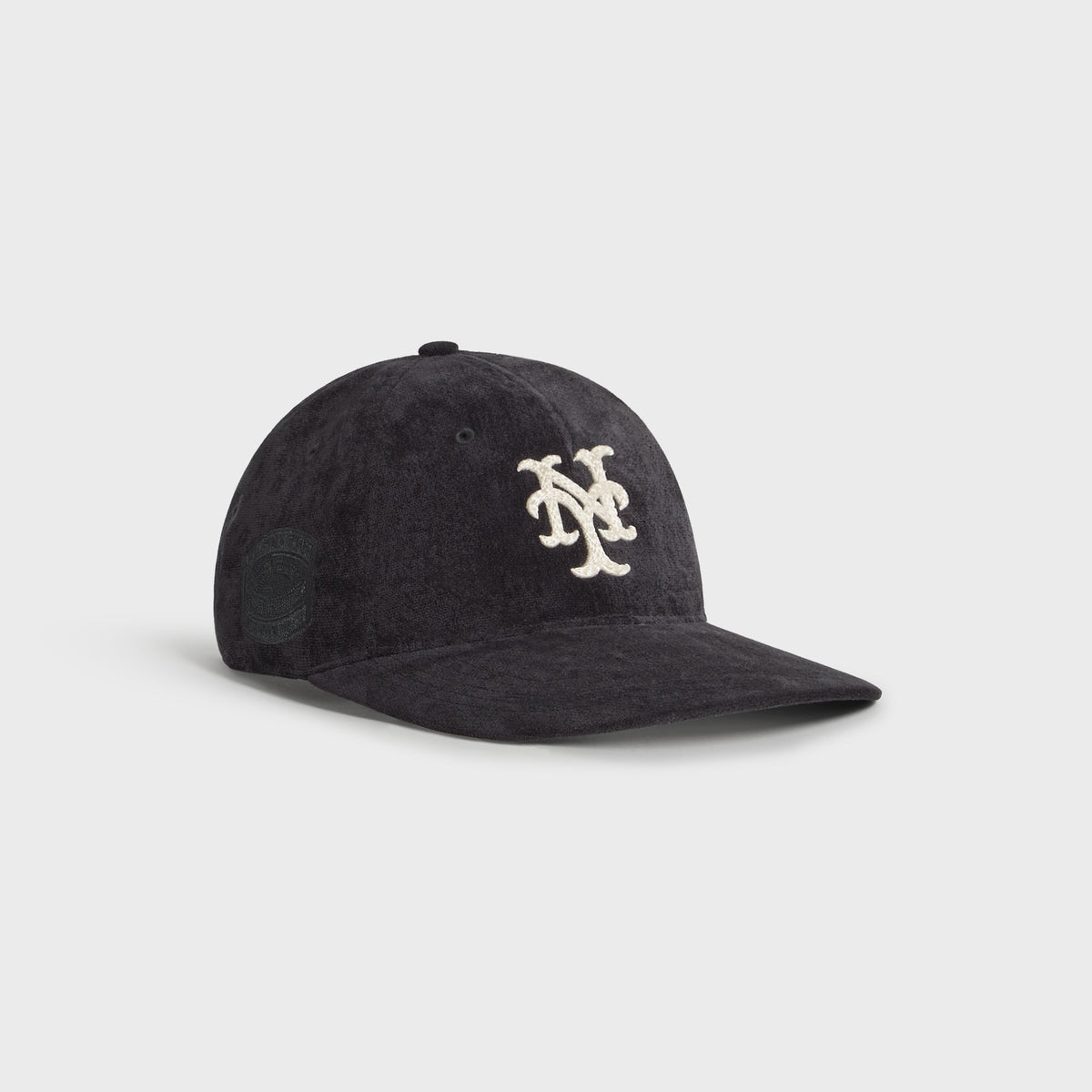 Kith & '47 for the New York Mets Lightweight Sueded Velour Long Bill Cap - Black