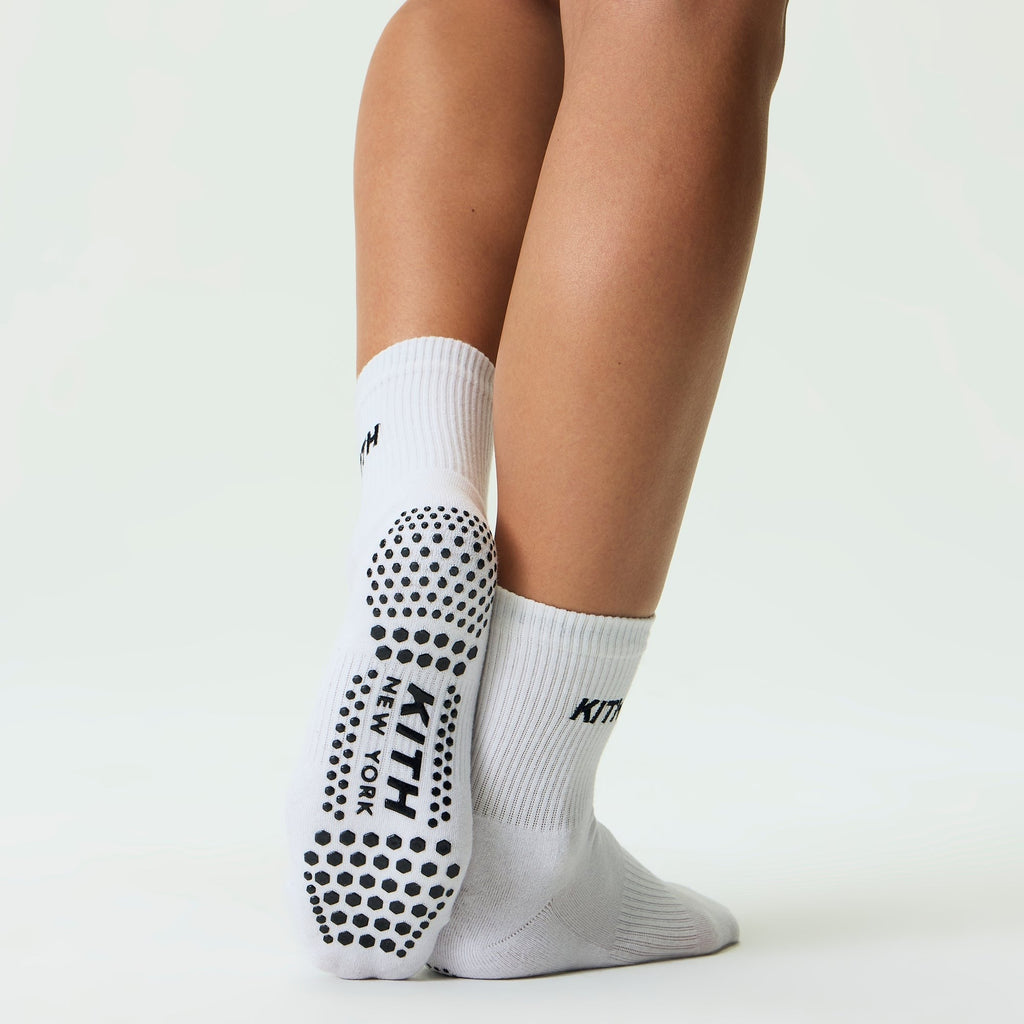 Kith Women Classic Crew Pilates Socks - White
